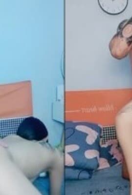 颜值很棒的邻家骚妹子，全程露脸与小哥激情啪啪，骑在小哥脖子上舔逼，模样好骚激情上位抽插浪荡呻吟好刺激1