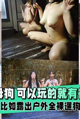 【母狗调教】反差母狗 可以玩的就有很多了全裸遛狗
